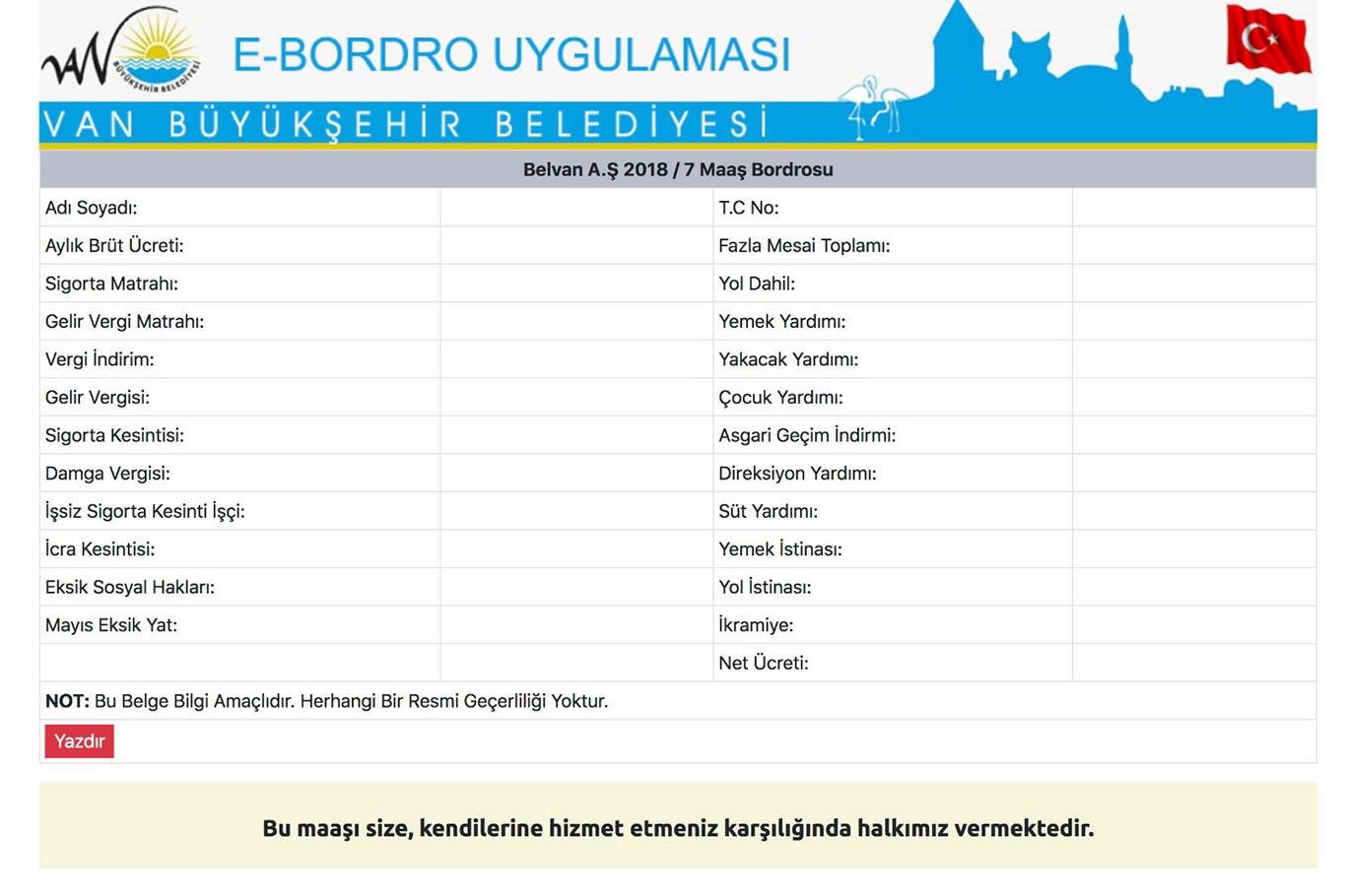 Büyükşehir Belediyesi’nde E-bordro denemi başladı Büyükşehir Belediyesi’nde E-bordro denemi başladı